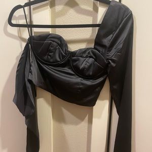 OW Intimates black long sleeve top. Size XS. Never worn.